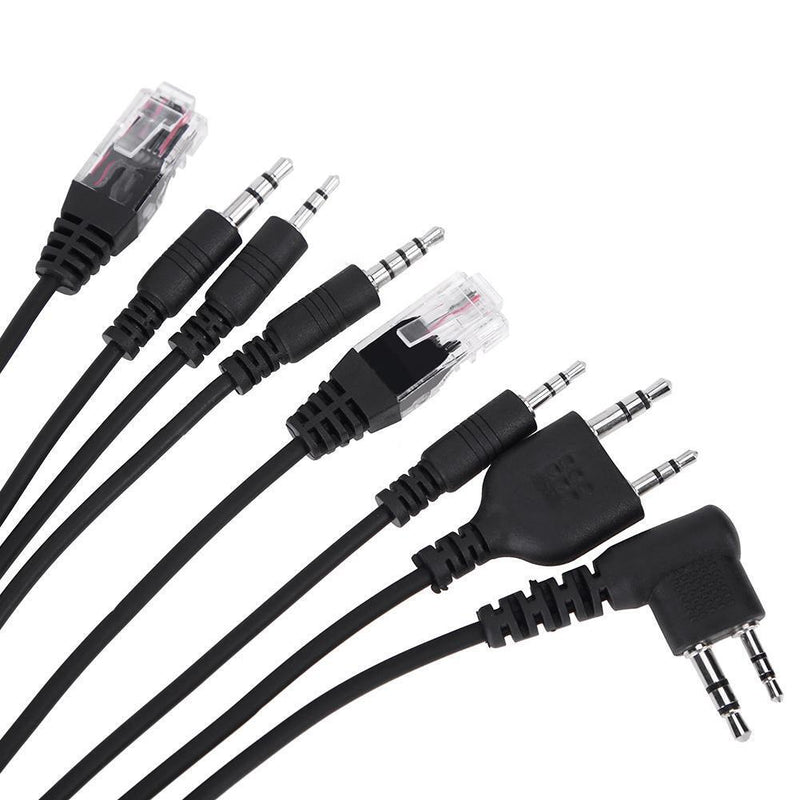 NI5L 8-in-1 USB Programming Walkie Talkie Cable Sets for Baofeng for Mot