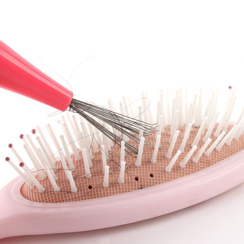 Durable Beauty Tools Embedded Hook Comb Cleaning Remover Hair Brush Cleaner