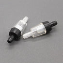 10pcs Tracheal Check Valve Fish Tank Aquarium Non Return Air Pump (Black S)