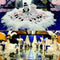 2M Christmas Tree White Feather Xmas Ribbons Boa Strips Garland Party Home F1X1