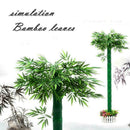 Artificial Tree Leaf Branch Green Plants Indoor Outdoor Decor H4Y4