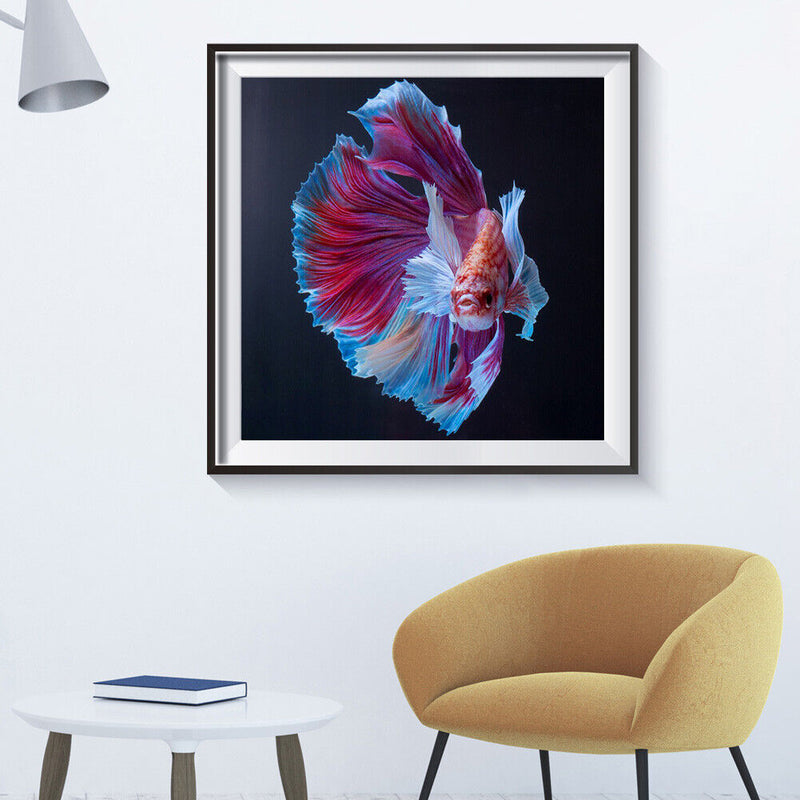 Diamond Painting Betta Full Round Drill Picture of Rhinestone DIY Drawing Kit