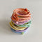 Elastic Band Women Girls Hair Rope Ponytail Holders Candy Color Heart Hair Tie