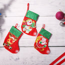 3pcs Christmas Stockings Hanging Pendants DIY Diamond Painting Kit (WZ002) Newly