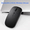 Dual Mode 2.4GHz Wireless + Bluetooth-compatible Mouse Rechargeable PC Mice