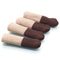 40pcs Cute Table Chair Leg Cover Foot Sock Floor Protectors (Beige+Brown)