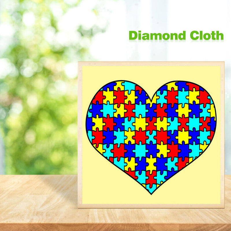 5D DIY Full Drill Diamond Painting Heart Embroidery Mosaic Craft Home Decor Kit