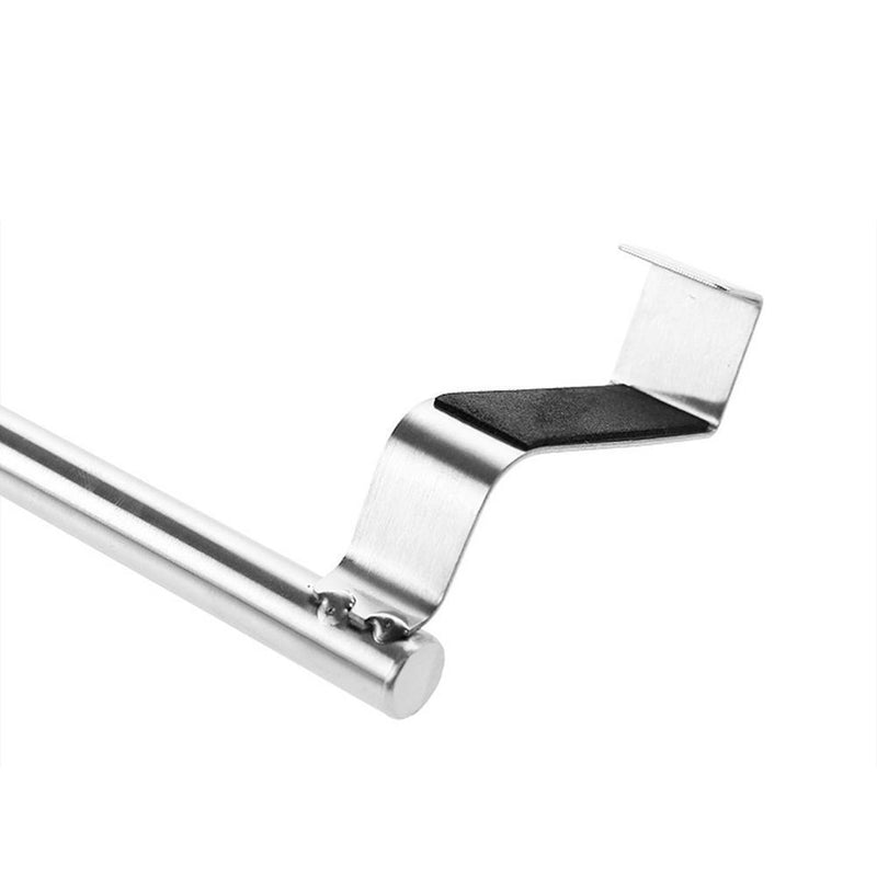 Stainless Steel Kitchen Bath Towel Holder Rack Door Storage Scarf Hanger