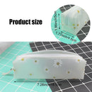 Candy Color Gift Cute Transparent Pencil Bag Daisy Pencil Case Pen Storage Bag