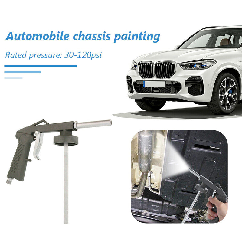 Automobile Airbrush Chassis Sprayer with Pot Durable Car Undercoating Gun Newly