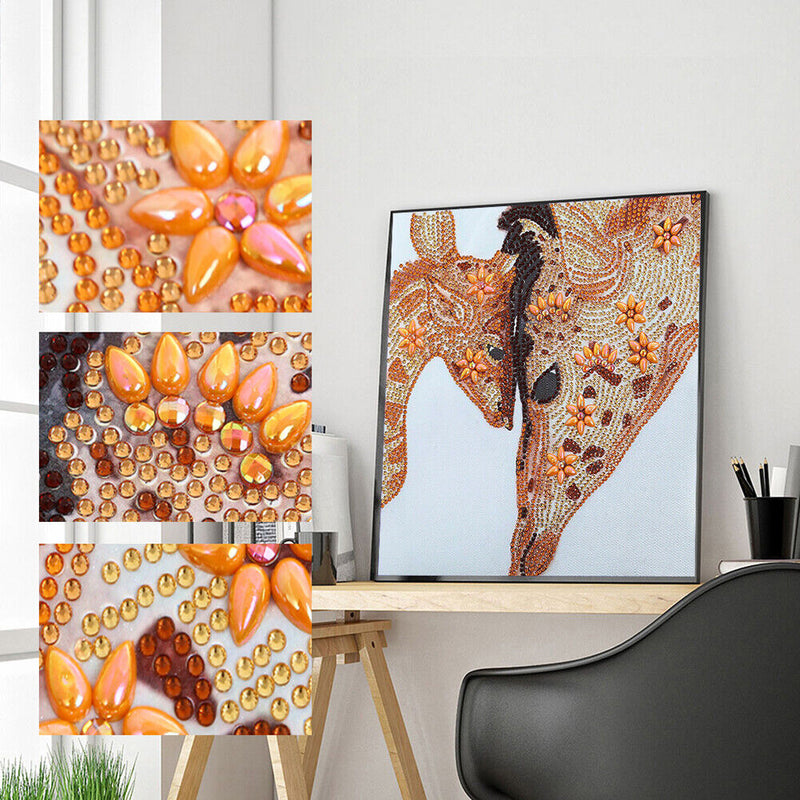 5D Girl Dream Diamond Painting Luminous Special Shape Partial Drill V042