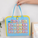 Kids Busy Board Felt Cloth Zipper Buckle Bag Toys Montessori Early Education