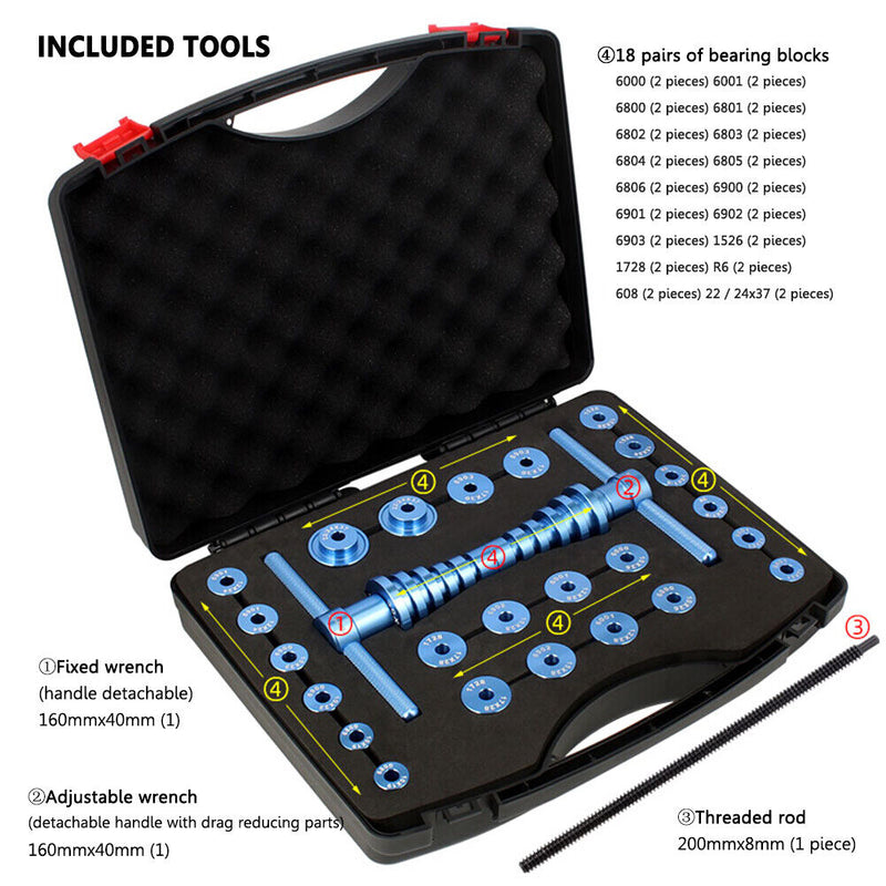 Professional Bike Bearings Extractor Tail Frame Installer Bicycle Accessories