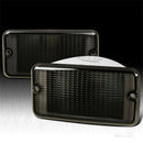 For Jeep 1997-2006 Wrangler TJ Smoke Tinted Front Signal Parking Lights Pair