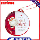 Xmas Santa Claus Round Change Coin Purse Cash Box Candy Gift Storage Bag Zipper