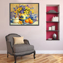 5D Diamond Painting Kit Flowers Full Round Rhinestone DIY Home Decoration Gif