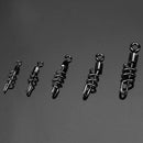 20pcs Fishing Barrel with Swirl Stainless Steel Solid Ring Connectors