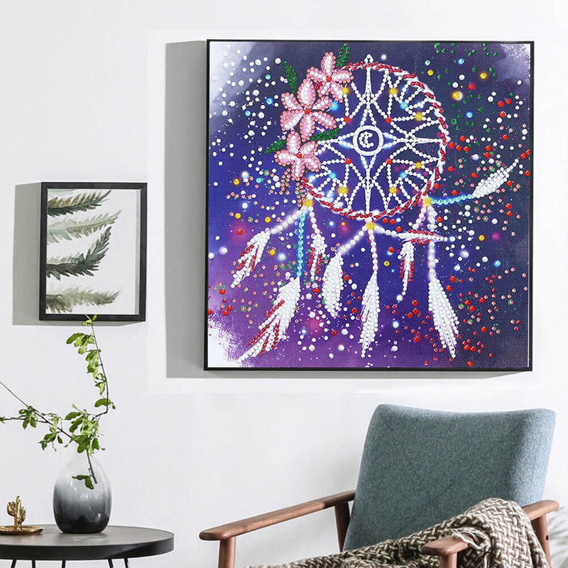 Part Drill Luminous Special Shaped DIY Dreamcatcher 5D Diamond Painting Kit