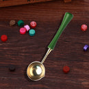 Sealing Wax Spoon Wood Handle Envelope Wax Seal Fire Paint Stamp Scoop (E) Newly