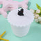 #A Cute Silicone Mug Covers Dustproof Cup Cover Drinking Cup Lids with Spoon Hol