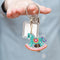 4pcs DIY Full Drill Special Shaped Diamond Painting Horse Candy Keychains Newly