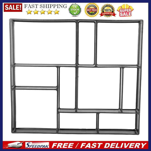 Garden Pavement Mold DIY Manually Paving Cement Concrete Brick Mould (7)