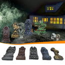 Halloween Tombstones Gravestone Prop Outdoor Graveyard Horror Garden Decor .