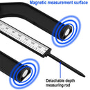 With Feet Groove Measurement Digital Depth Gauge LCD Height Gauges Depth Gauges