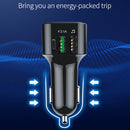 Car Bluetooth-Compatible Fast Charger Transmitter Handsfree FM Audio Receiver