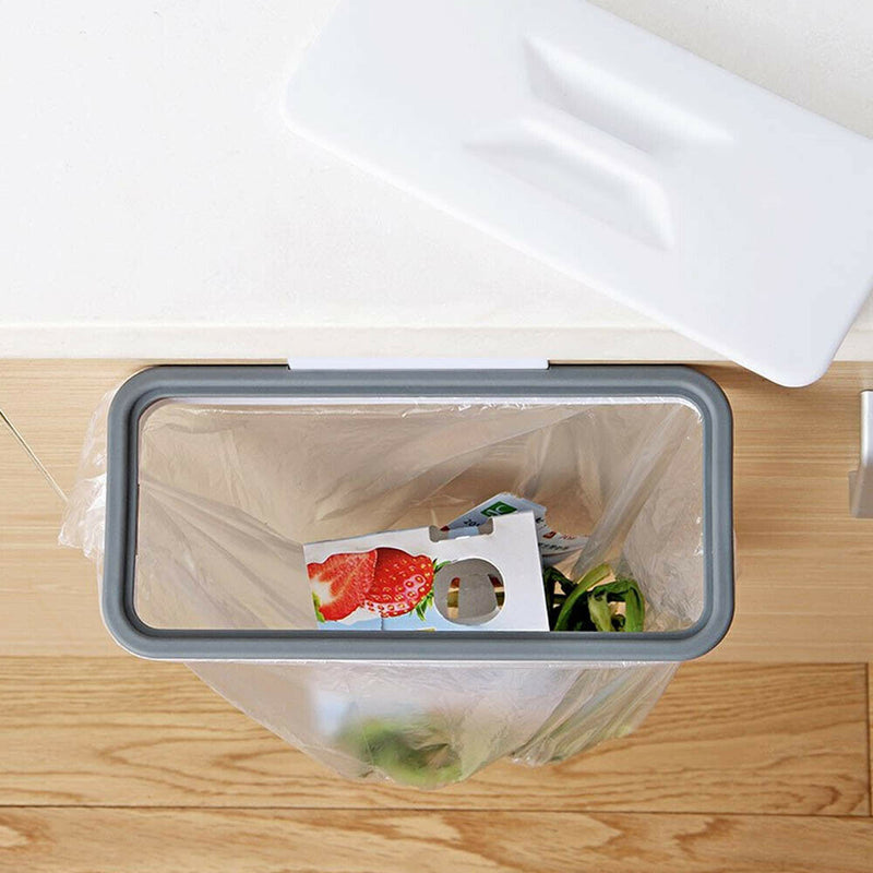 Waste Bin Attach-A-Trash Hanging Rubbish Bag Holder Cupboard Rubbish Bracket