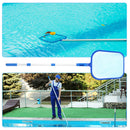 Pool Skimmer Net with Pole Telescopic Cleaning Net Kits for Pool Pond Clean