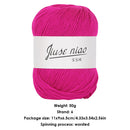 50g/roll Cotton Thin Yarn for Crochet Stitching Knitting Soft DIY Baby Thread