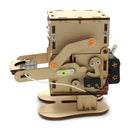Wooden Robot Eating Coin DIY Educational Physics Experiment Toys for Kids