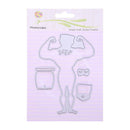 4pcs Summer Beach Man DIY Stencil Cutting Dies Scrapbooking Embossing Kart