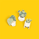 Bag Backpacks Lapel Pin Custom Crazy Plant Lady Enamel Pins Potted Plant Badge