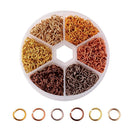 Mixed Color Fashion Jewelry Piercing Nail Dangle Ring Metal Alloy Glitter