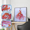 5D DIY Special Shaped Diamond Painting Dress Girl Cross Stitch Embroidery