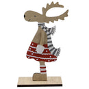 Decor Home Gift Deer Table Craft Desktop Decoration Chrismtas Wood Ornament