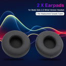 1 Pair Replacement Earpads Cusion for Beats Solo 2.0 Wired Headset (Black)