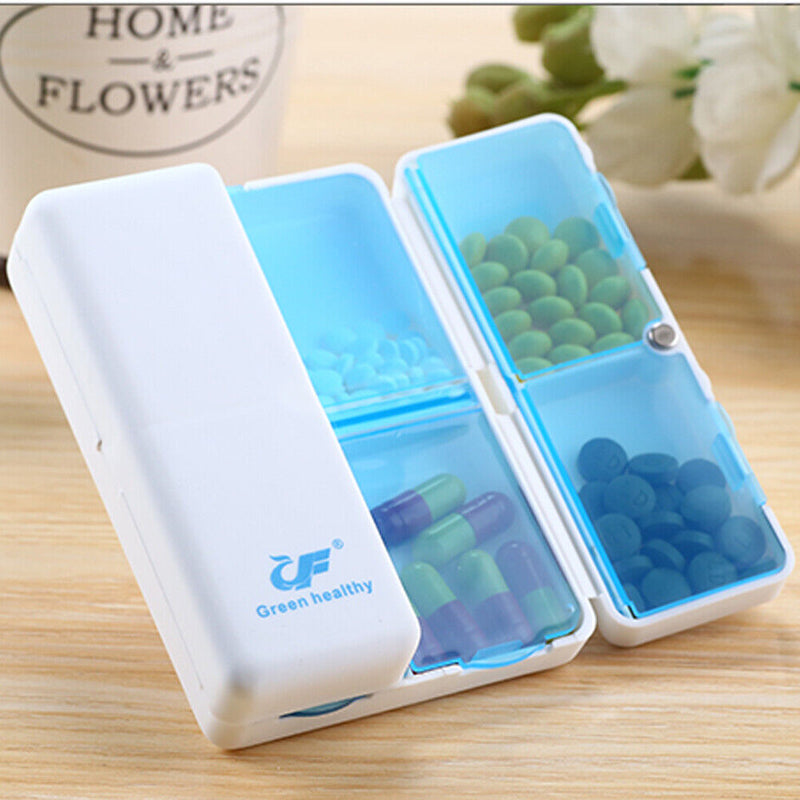 Portable 7 Days Mini Cute Plastic Pill Box Medicine Case Reminder Pill Hold