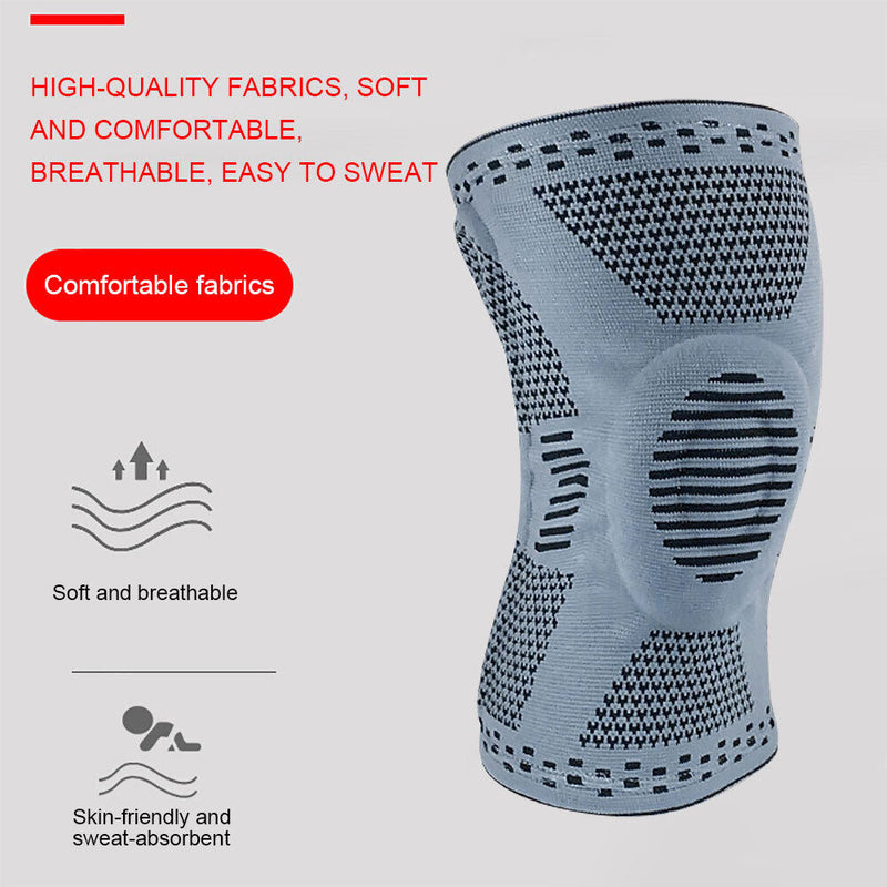 Gym Knee Pads Sports Fitness Kneepad Compression Knee Protector Brace Support