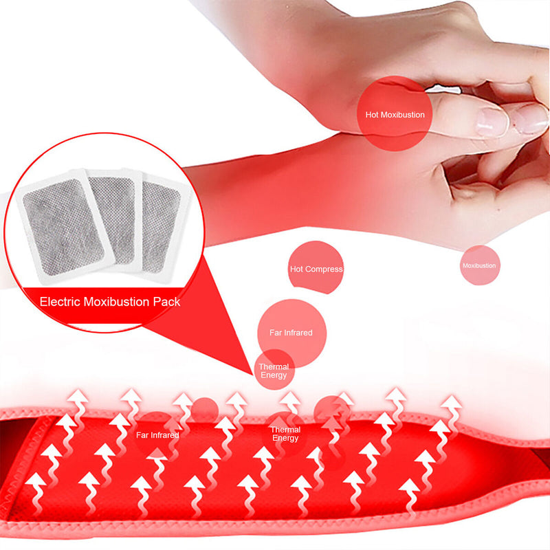 Heated Wristband Soft Pain Relief Wrist Heating Massager Wrist Heating Wrap