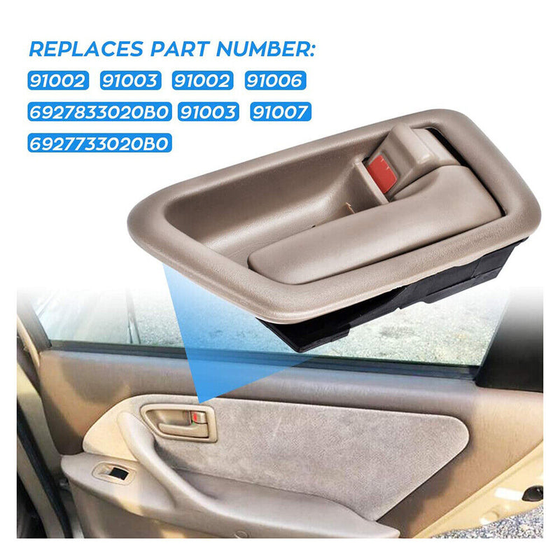 2pcs Driver Passenger Side Handle 69206-AA010 69205-AA010 for Camry 1997-2001