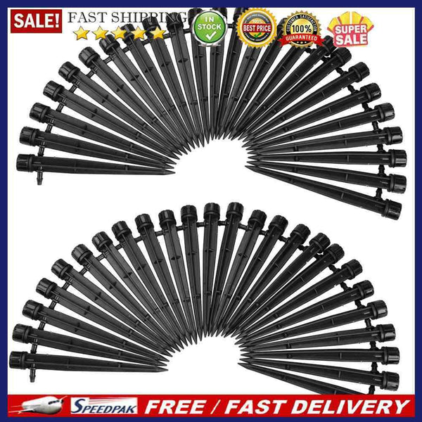 50PCS Adjustable Flow Irrigation Drippers 360 Degree Emitter Drip System