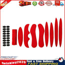 27pcs Cycling Helmet Inner Pads Kit Sealed Sponge for Motorcycle (Red) Newly