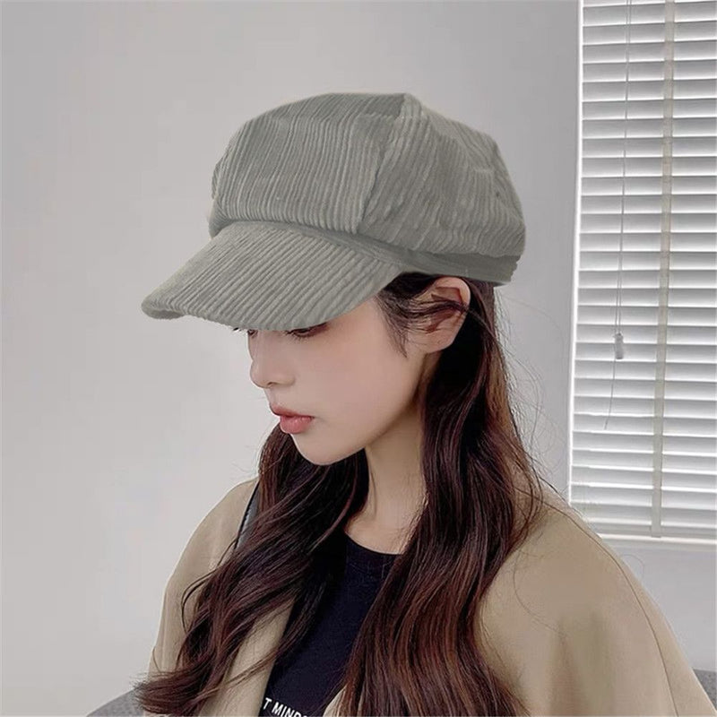 Graceful Fiddler Hat Octagonal Cap Artist Painter Hat Mariner Cap Beret Hat