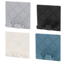 Hanger Poster Wall Hook Storage Hanger Folding Cord Holder Adhesive Double Hook