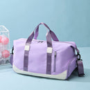 Fashion Women Waterproof Shoulder Bag Oxford Cloth Fitness Suitcase Handbags