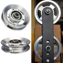 Aluminium Alloy Bearing Pulley Wheel Fitness Gym Equipment Replace (88mm) Newly