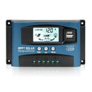 Lamp Daul 2 USB LCD Solar Controller Panel Regulator PV Cell Panel Charger